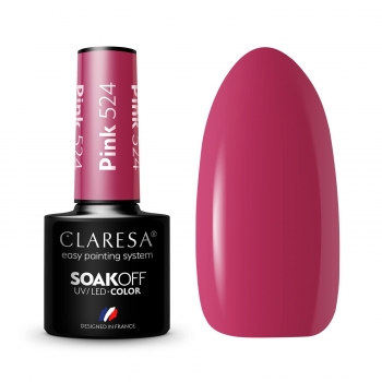 Claresa lakier hybrydowy Pink 524 5g